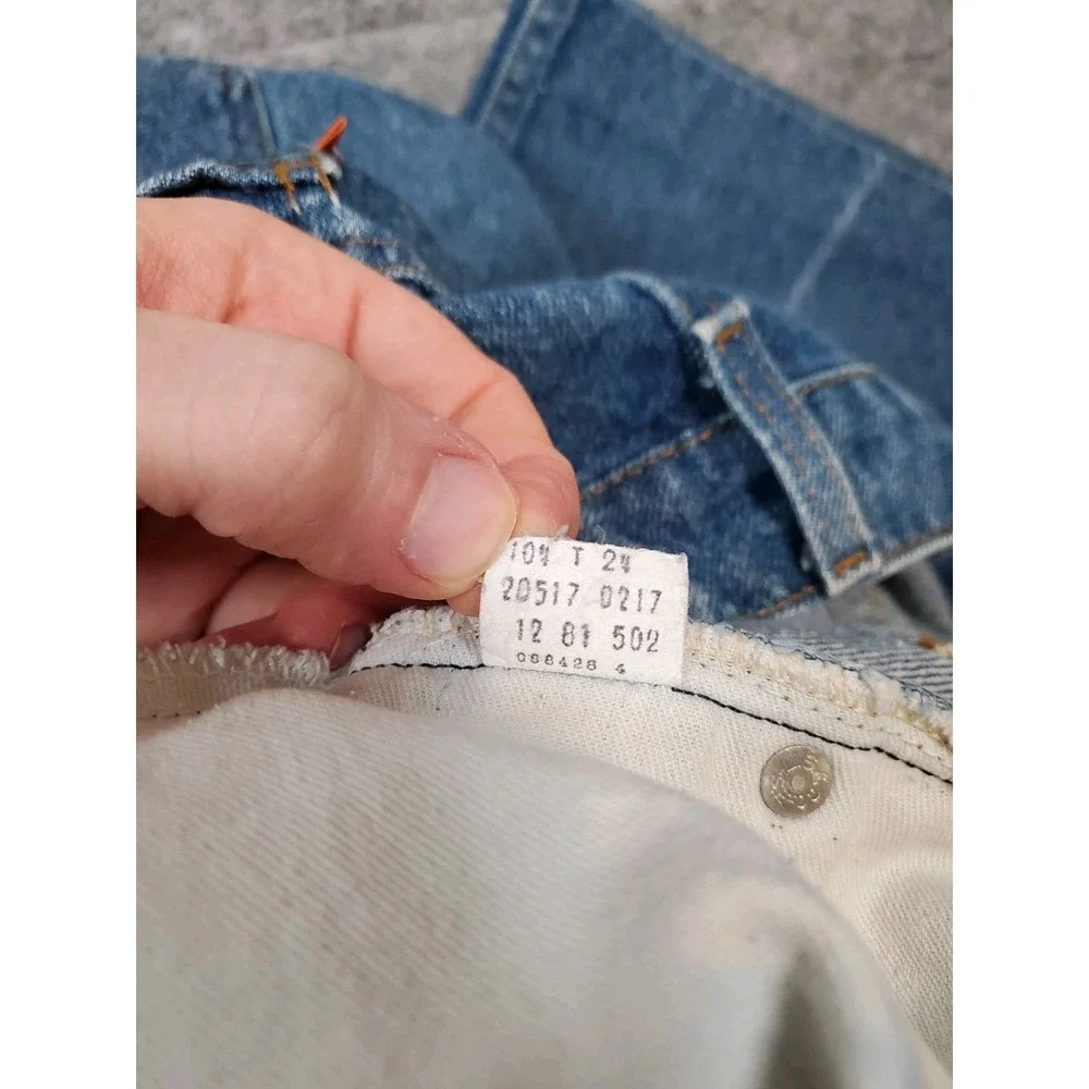 Vintage Levi's 517 Orange Tab Bootcut Jeans (Fits 33x29) 80s Rodeo Read